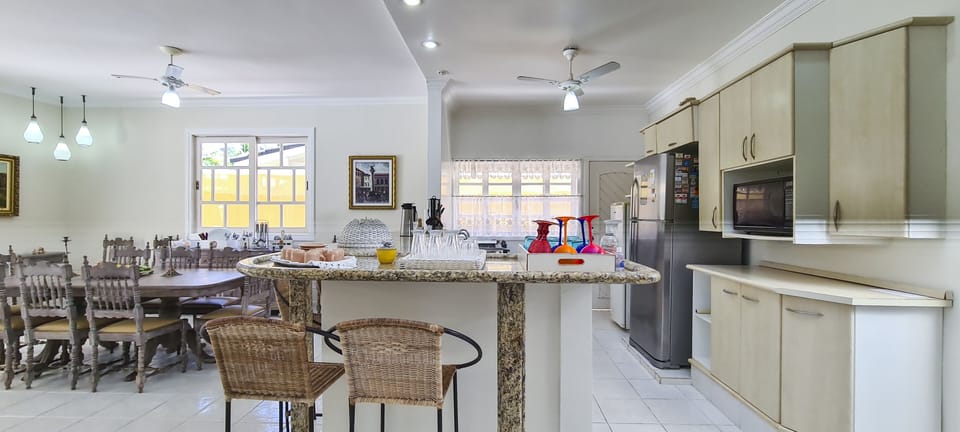 Villa | Private kitchen | Fridge, microwave, oven, coffee/tea maker