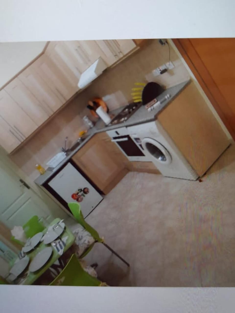 Apartment | Private kitchen | Fridge, microwave, oven, stovetop