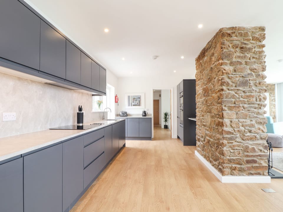 Fridge, dishwasher, electric kettle, toaster