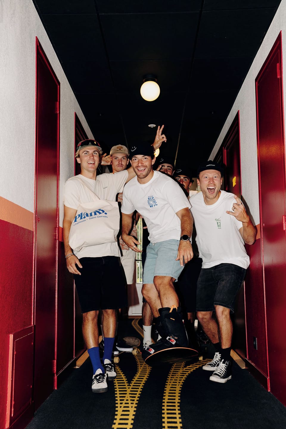 Handrails in hallways