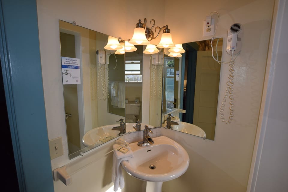 Deluxe Single Room (1 Queen- Mountain View) | Bathroom sink