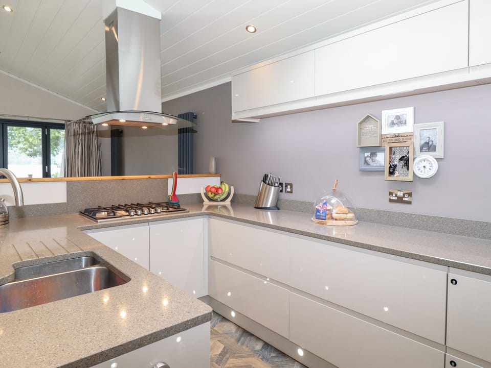 Fridge, dishwasher, electric kettle, toaster