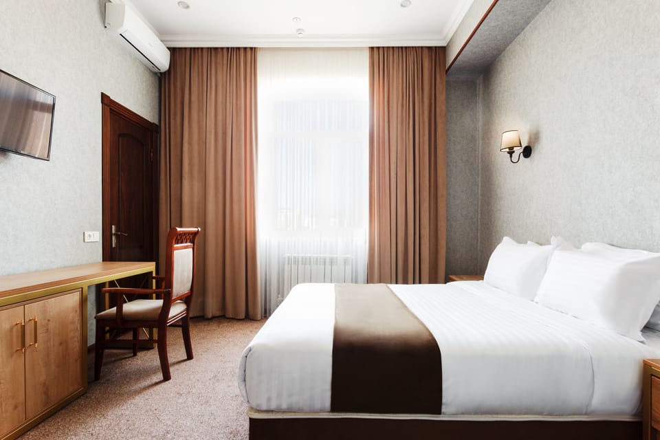 Standard Double Room | Premium bedding, blackout drapes, soundproofing