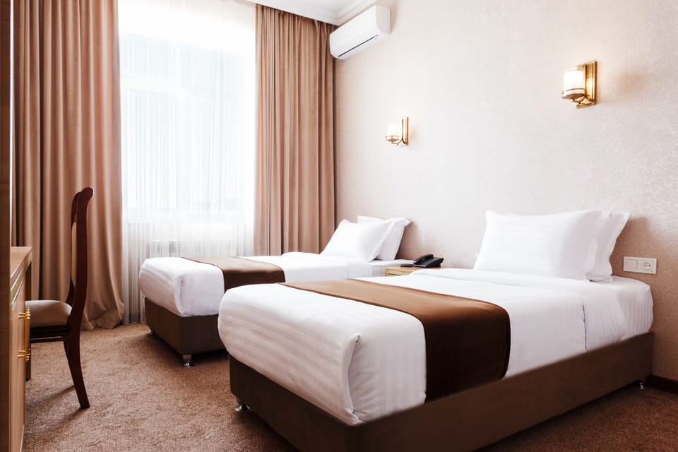 Standard Twin Room | Premium bedding, blackout drapes, soundproofing