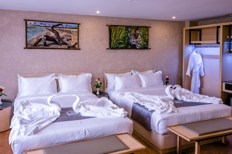 Deluxe Double Room | In-room safe, blackout drapes, iron/ironing board, WiFi (free)