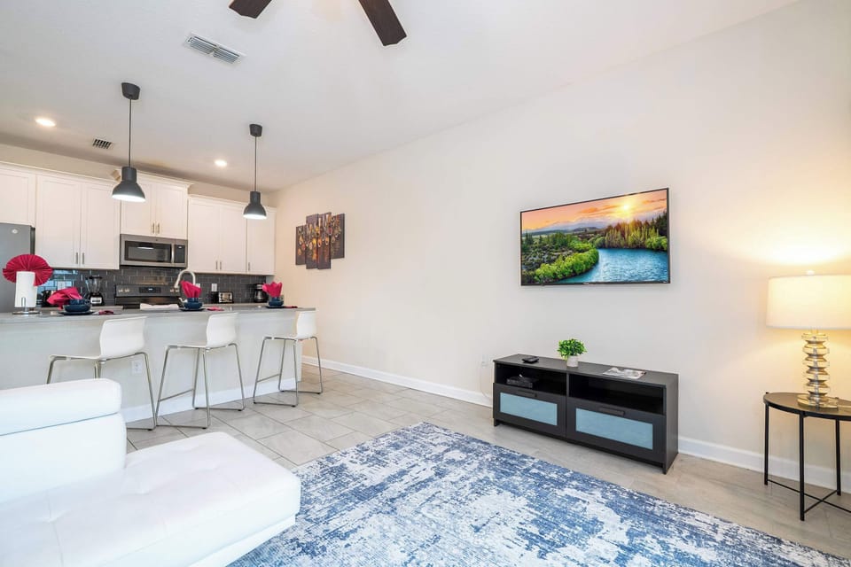Townhome | Living room | 60-inch Smart TV with cable channels, Netflix, Hulu