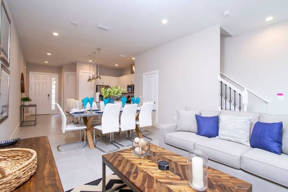Townhome | Living room | 60-inch Smart TV with cable channels, Netflix, Hulu
