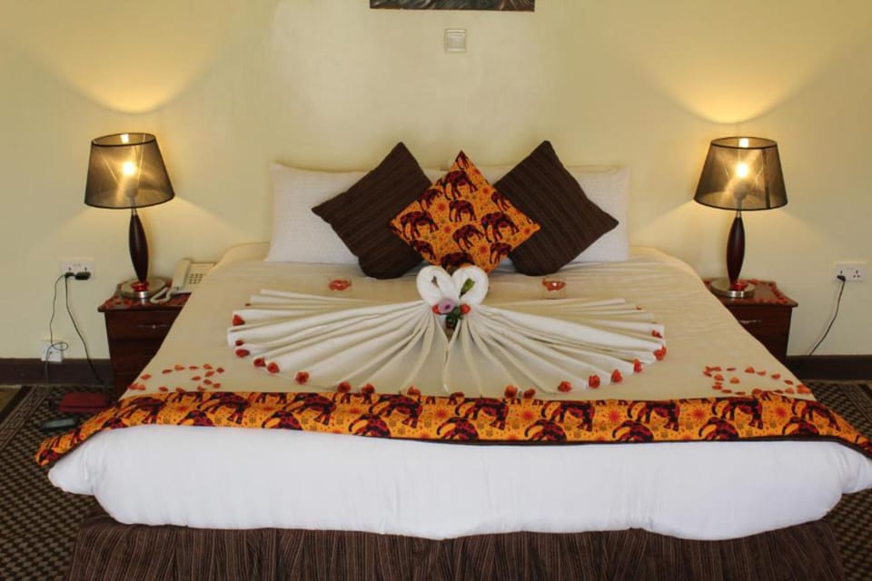 Blackout drapes, WiFi (free), bed sheets