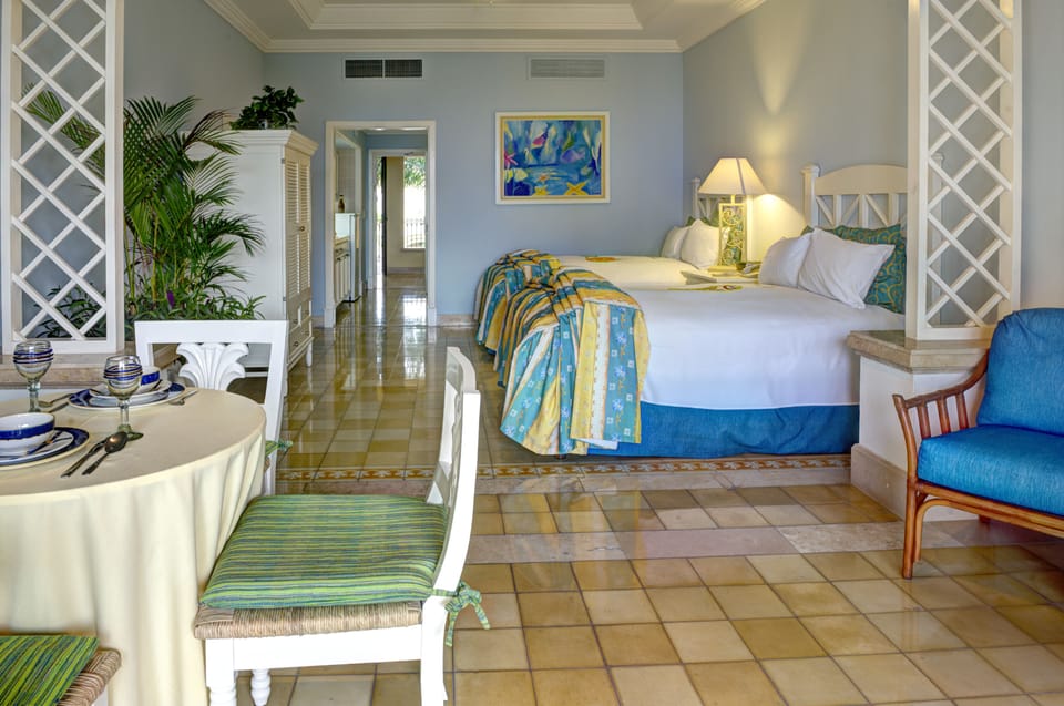 Premium bedding, down comforters, pillowtop beds, in-room safe