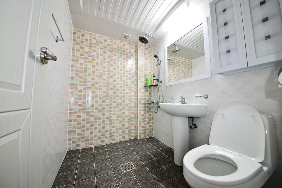 Shared Dormitory, Women only | Bathroom | Shower, free toiletries, hair dryer, slippers