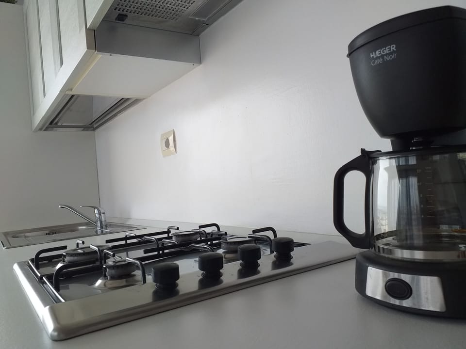 Premium Apartment, 1 Bedroom, Terrace, Sea View | Private kitchen | Fridge, oven, stovetop, espresso maker