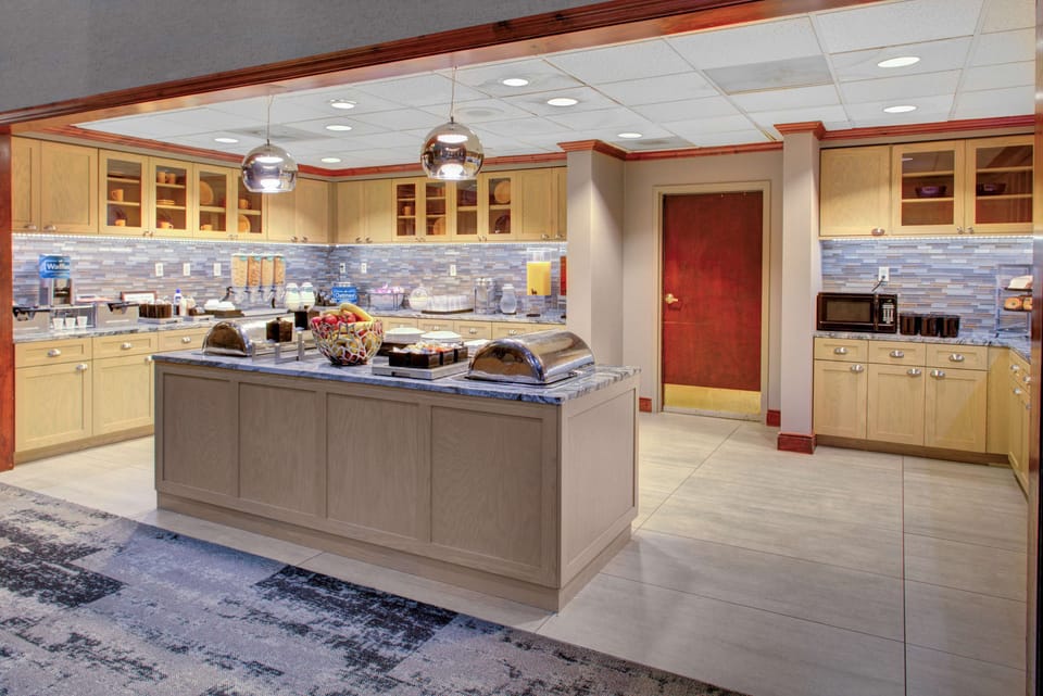Free daily self-serve breakfast