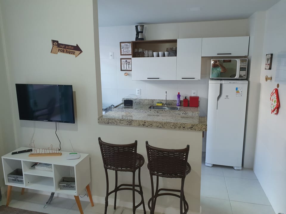 Apartment | Private kitchen | Microwave, oven, coffee/tea maker, blender