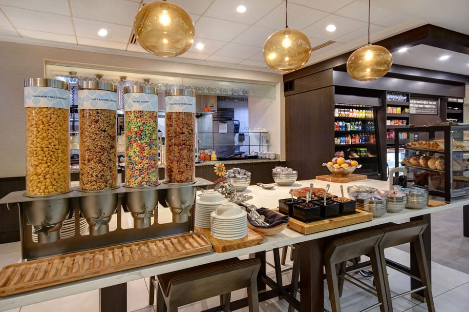 Daily cooked-to-order breakfast for a fee