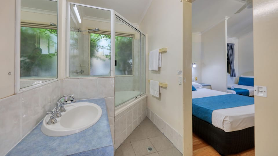 Blackout drapes, iron/ironing board, WiFi (free), bed sheets