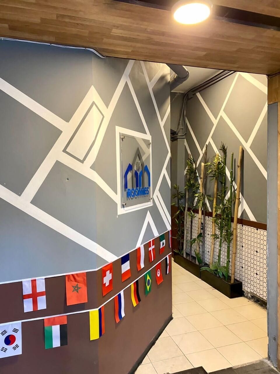 Interior entrance