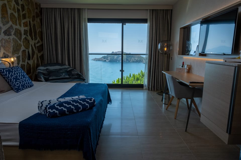 Standard Room, Sea View (Without Balcony) | 1 bedroom, minibar (some free items), in-room safe, desk