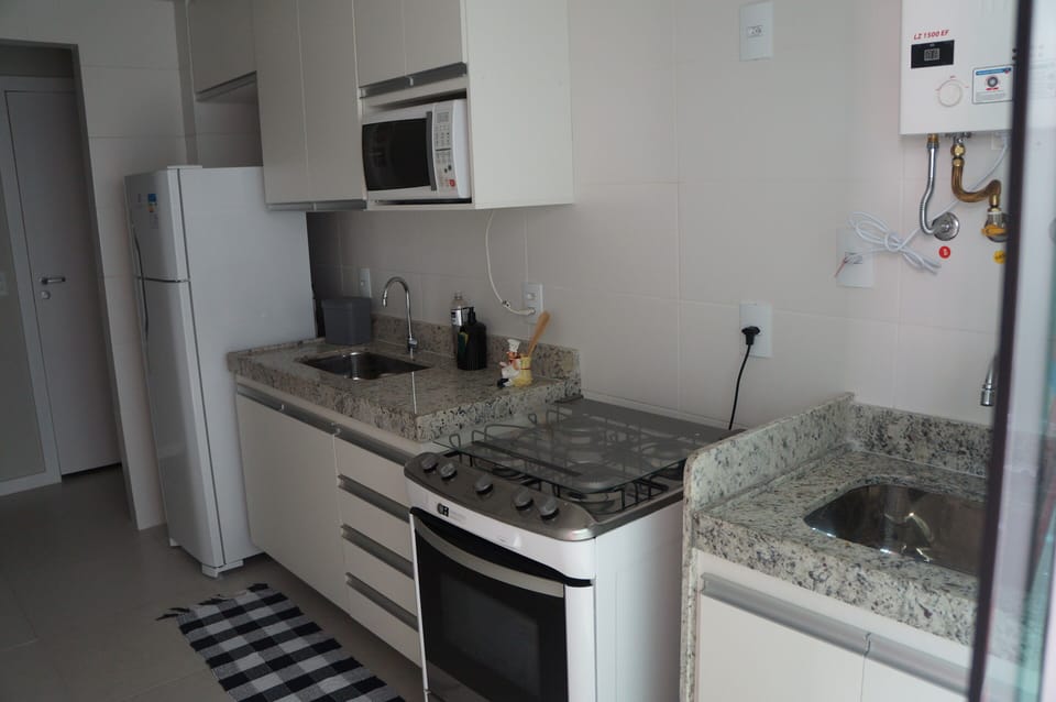 Apartment | Private kitchen | Fridge, microwave, oven, electric kettle