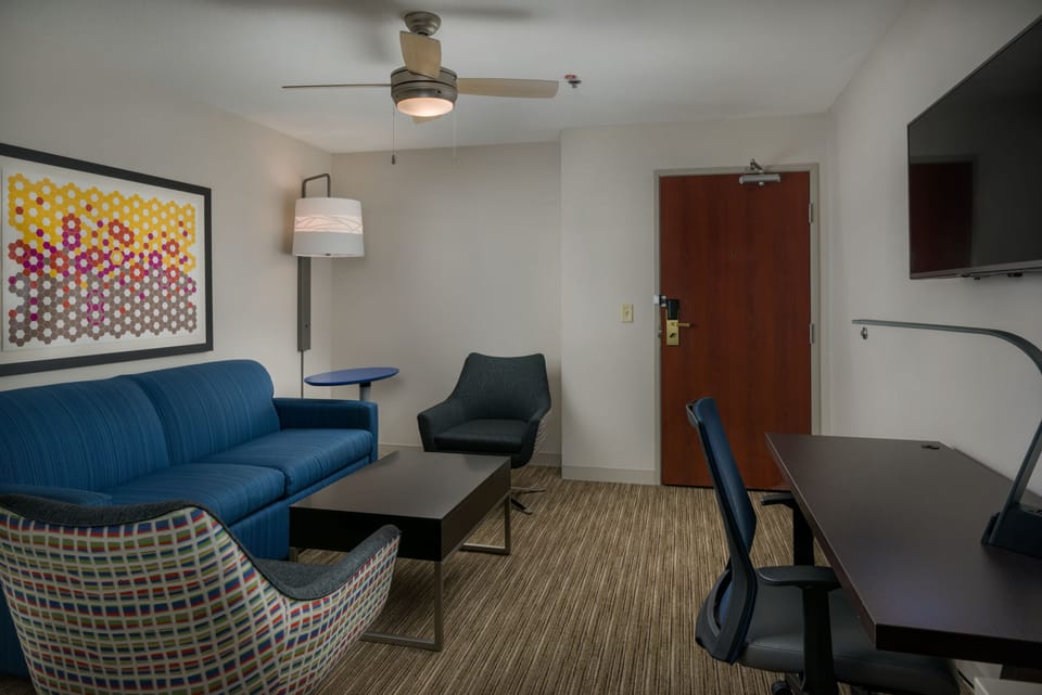Suite, 1 King Bed with Sofa bed (Additional Living Area) | Desk, iron/ironing board, cribs (free), rollaway beds (surcharge)