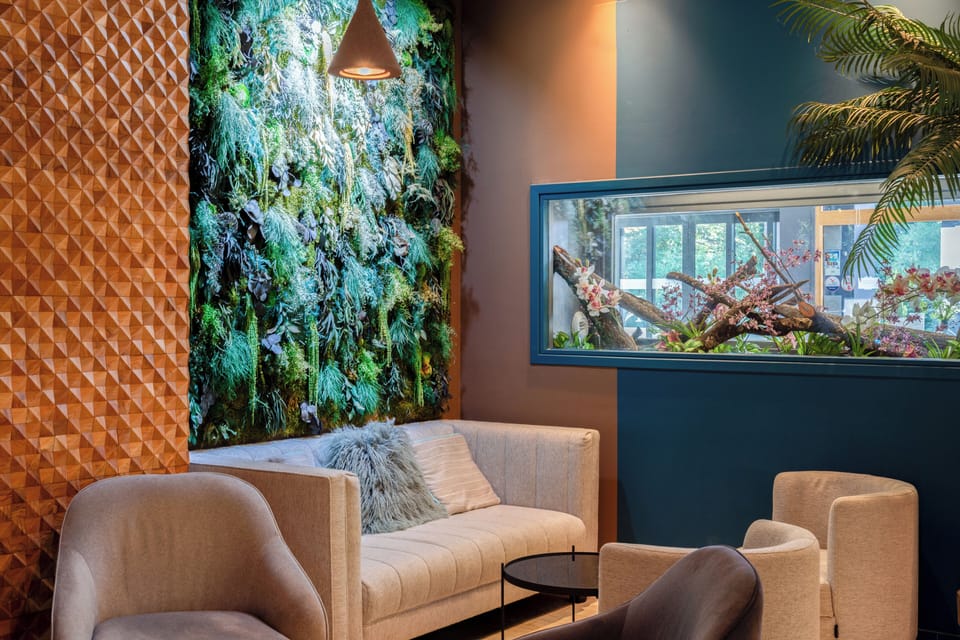 Lobby sitting area