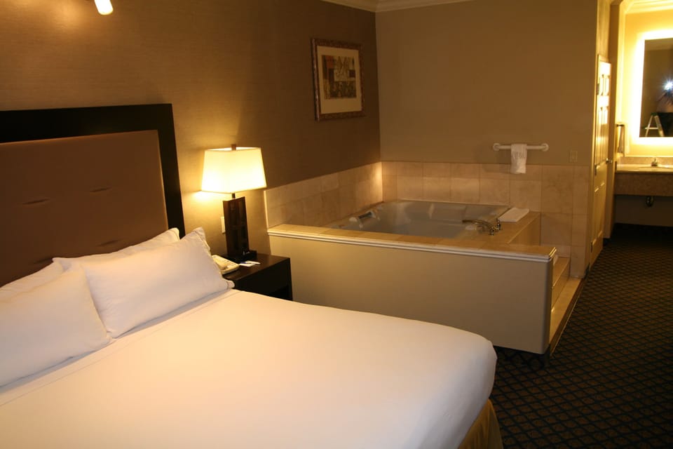 Suite, 1 King Bed | Premium bedding, desk, blackout drapes, iron/ironing board