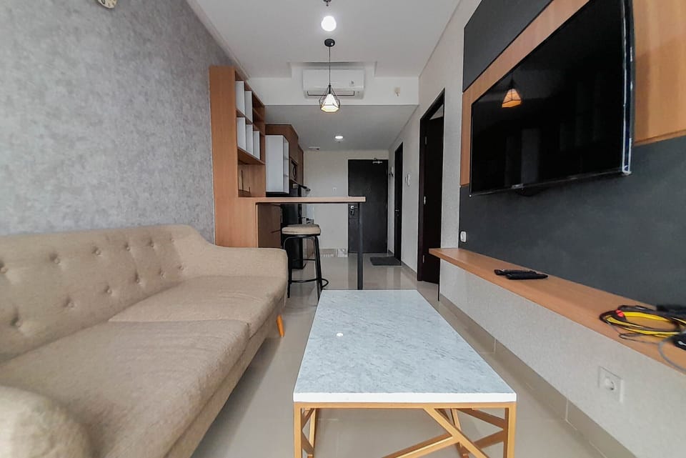 Apartment, 1 Bedroom | Living area | TV