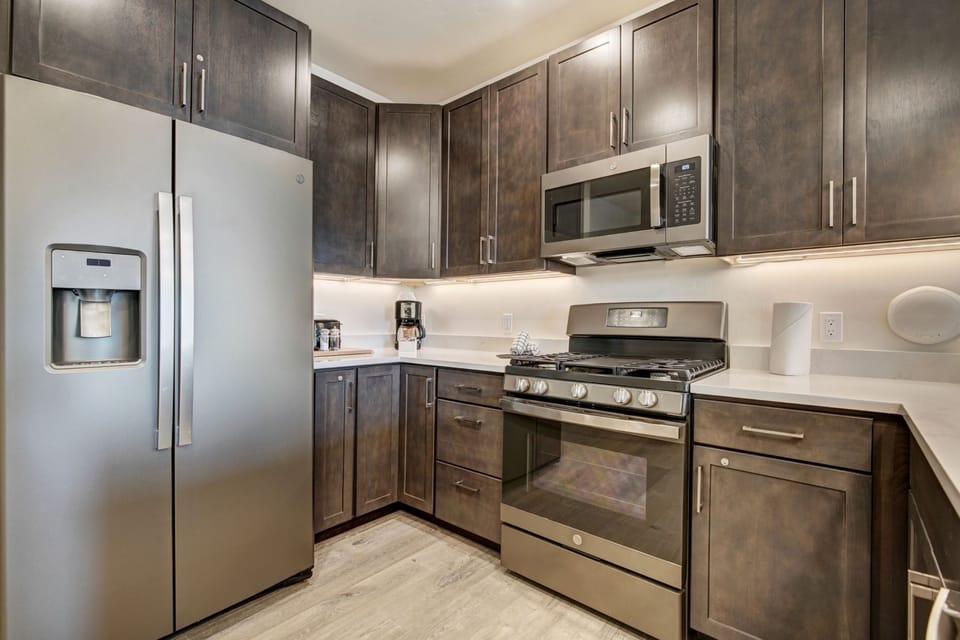 Condo, 2 Bedrooms | Private kitchen | Coffee/tea maker, fridge, oven, toaster