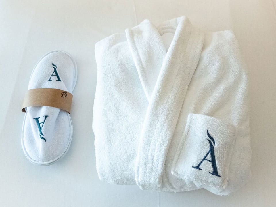 Hair dryer, towels