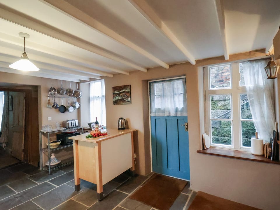 Fridge, dishwasher, electric kettle, toaster