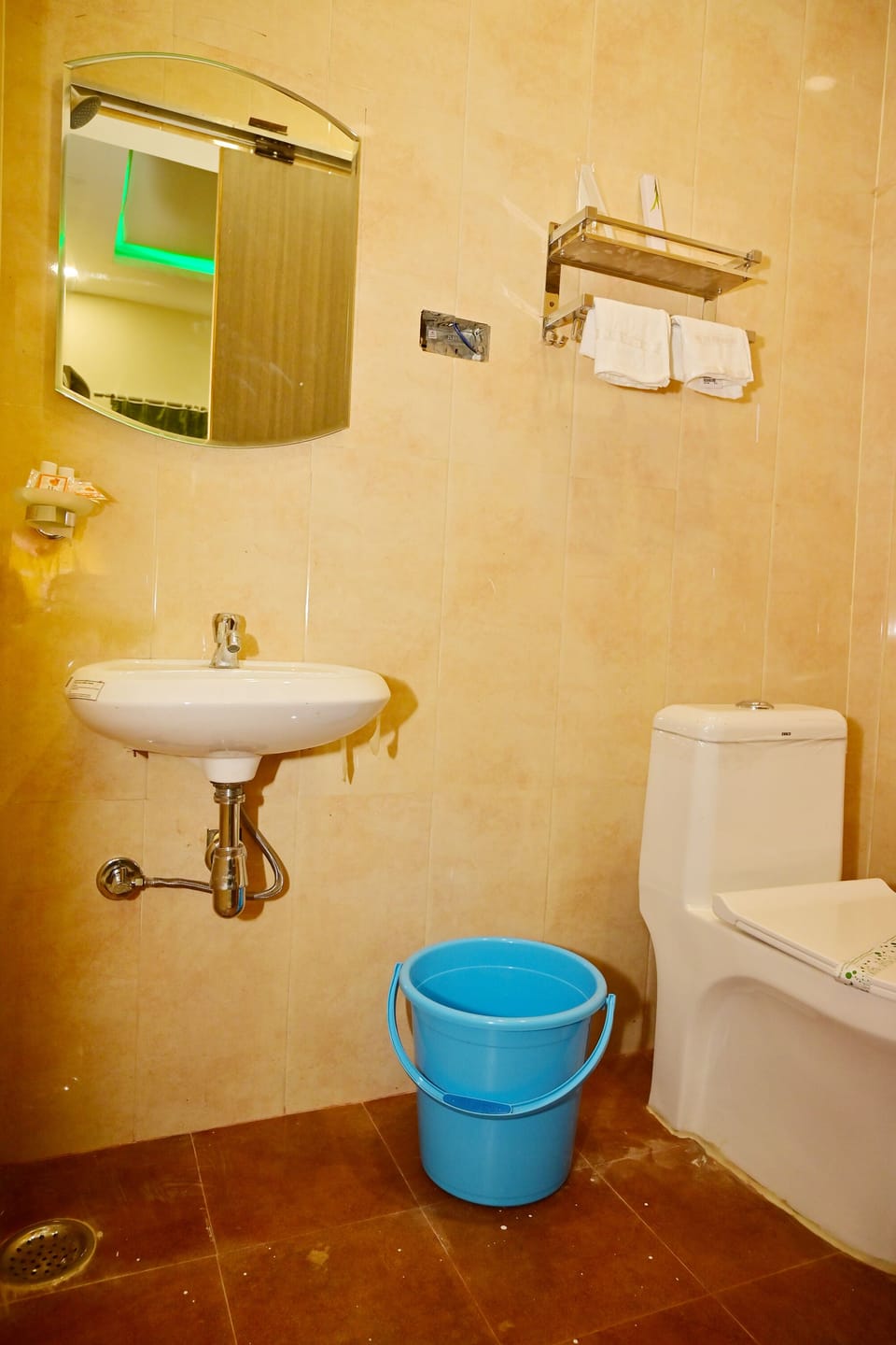 Family Room, 2 Double Beds | Bathroom | Shower, rainfall showerhead, designer toiletries, towels