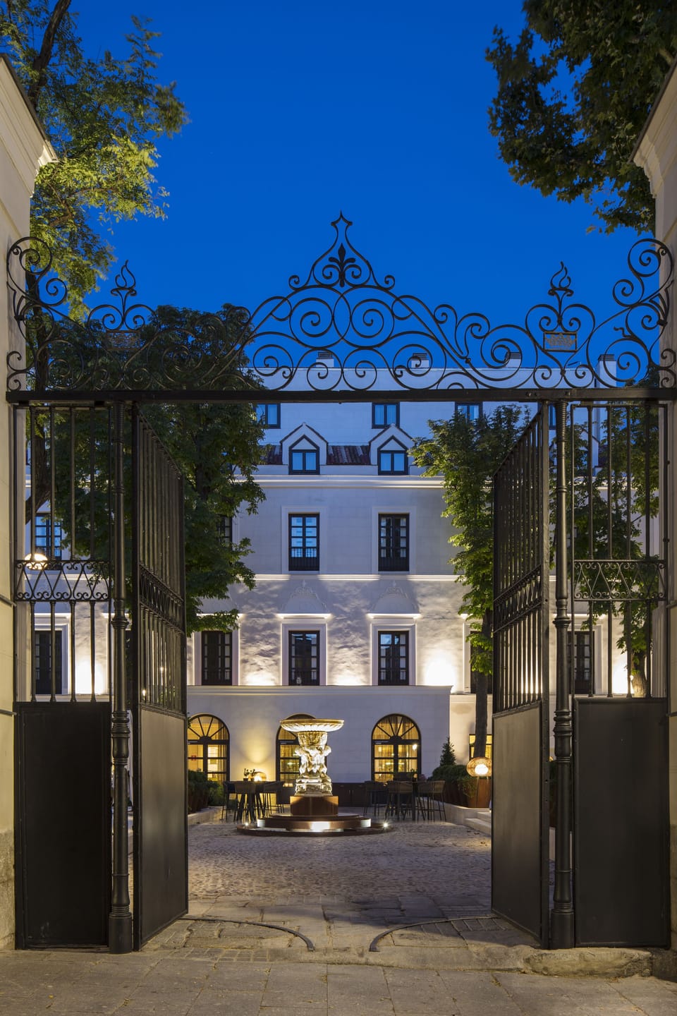 Front of property - evening/night
