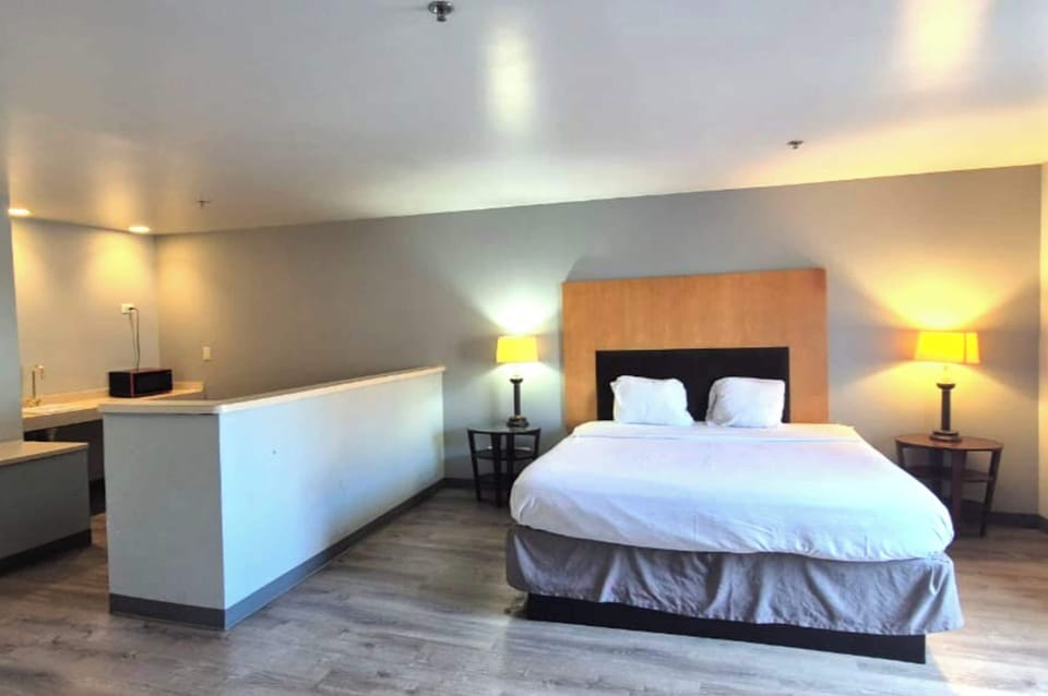 Room, 1 King Bed, Non Smoking, Kitchenette | Desk, iron/ironing board, free WiFi, alarm clocks