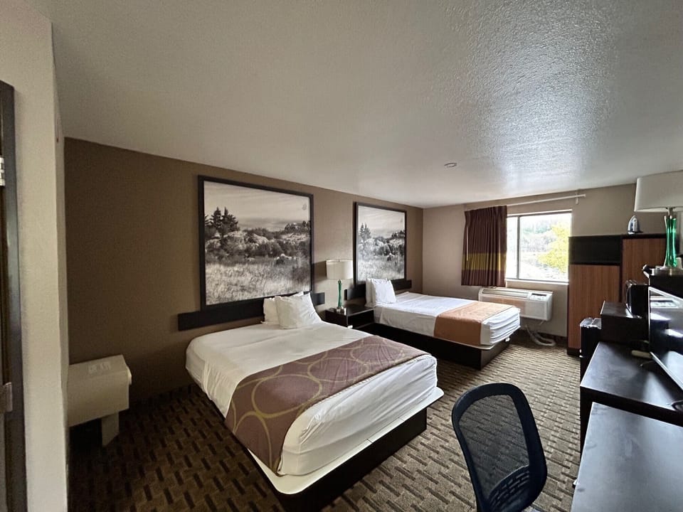 Standard Room, 2 Queen Beds | Desk, free cribs/infant beds, rollaway beds, free WiFi