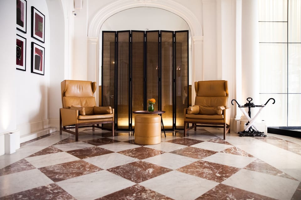 Lobby sitting area