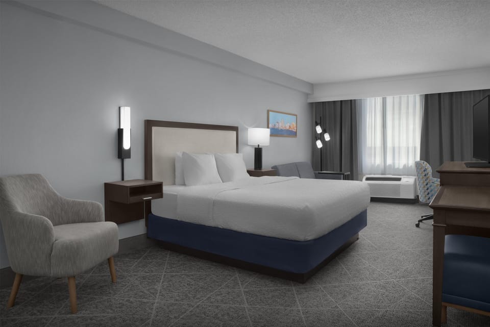 In-room safe, desk, blackout drapes, iron/ironing board