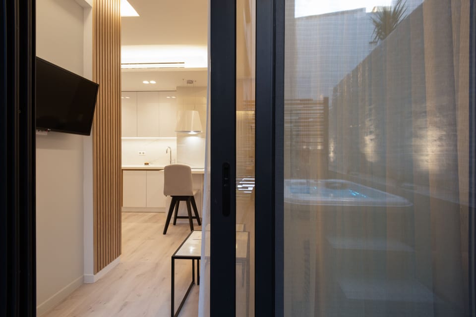 Junior Suite with Jacuzzi | Private kitchen | Espresso maker, coffee/tea maker, full-size fridge, microwave