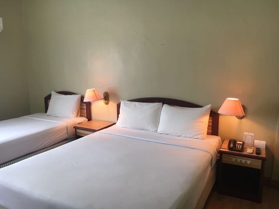 Desk, bed sheets