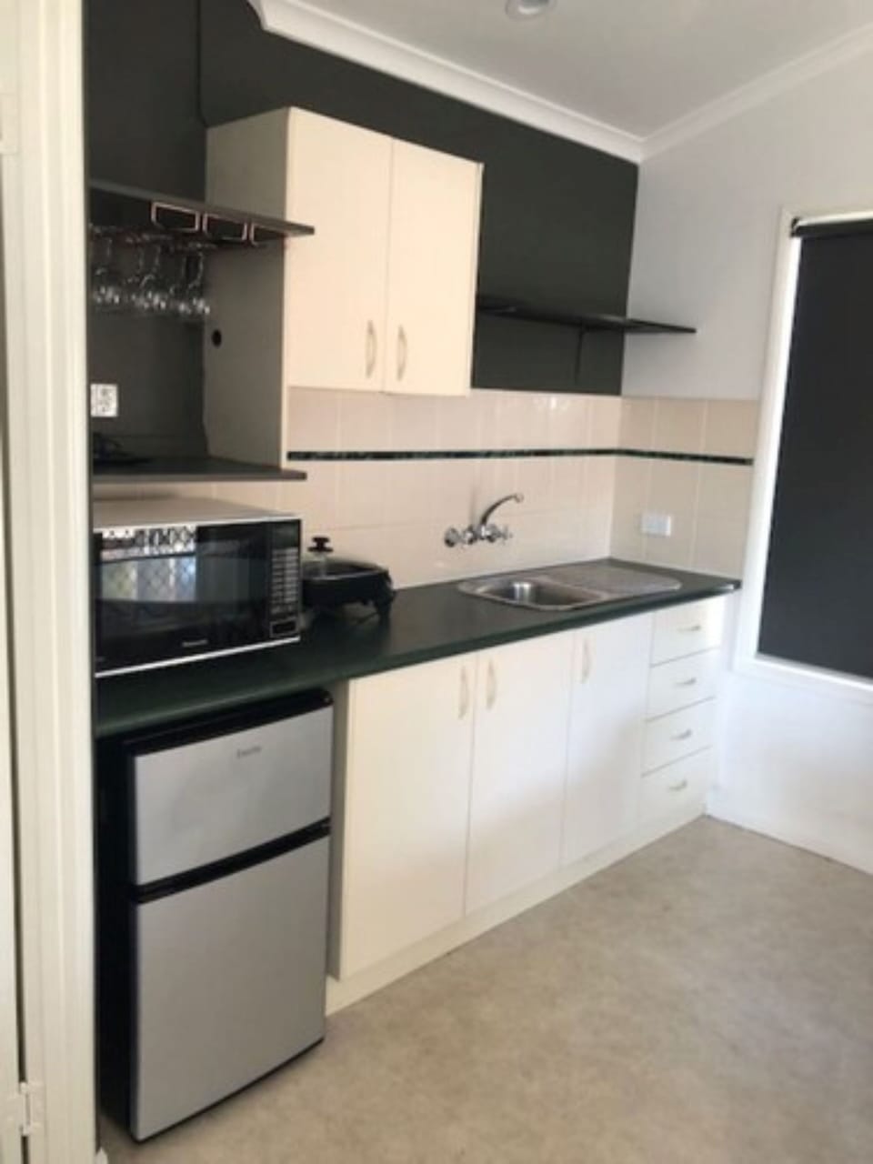 Cabin, 1 Bedroom, Patio | Private kitchenette | Coffee/tea maker, fridge