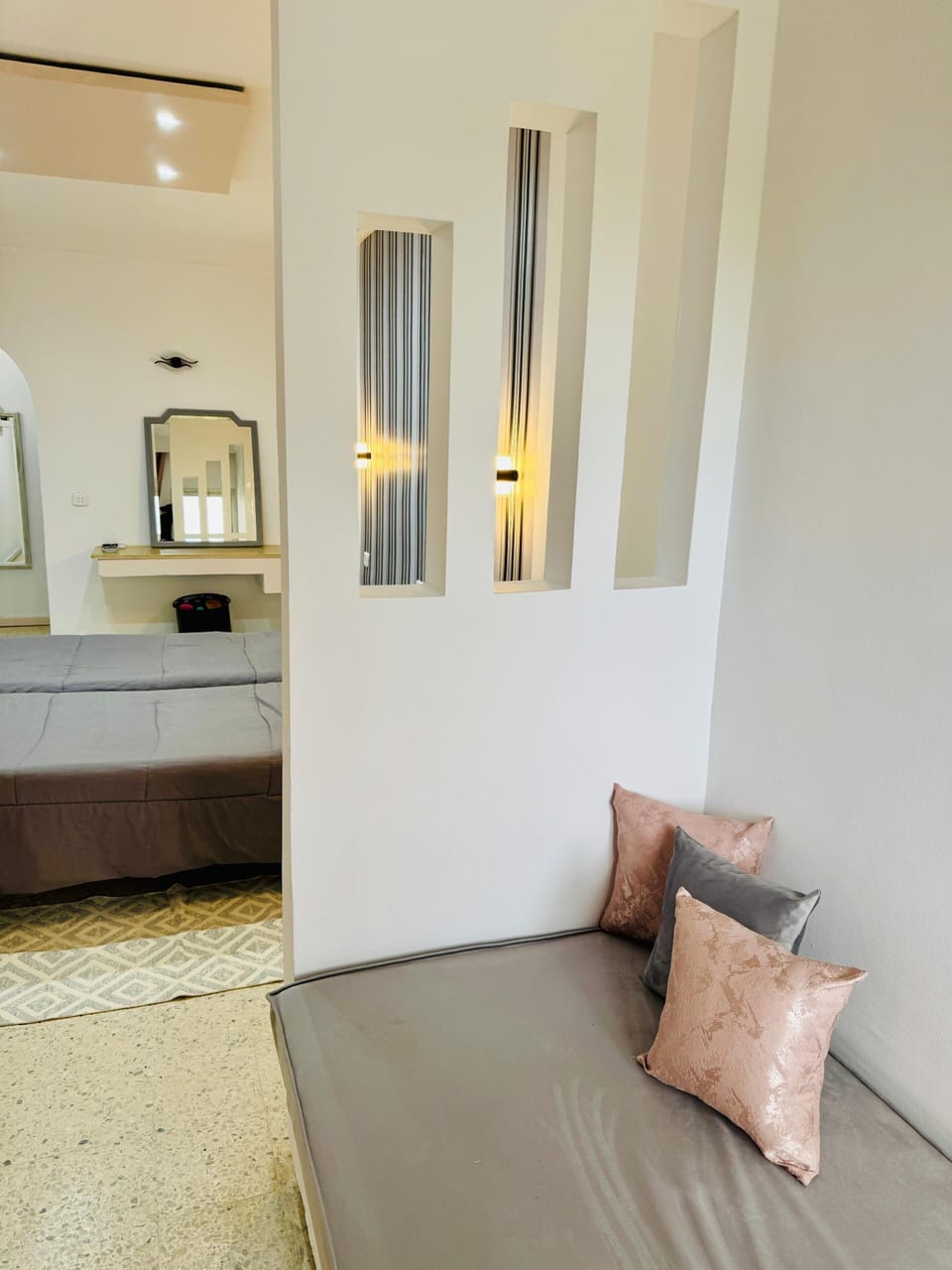 Standard Double Room | Living area | TV