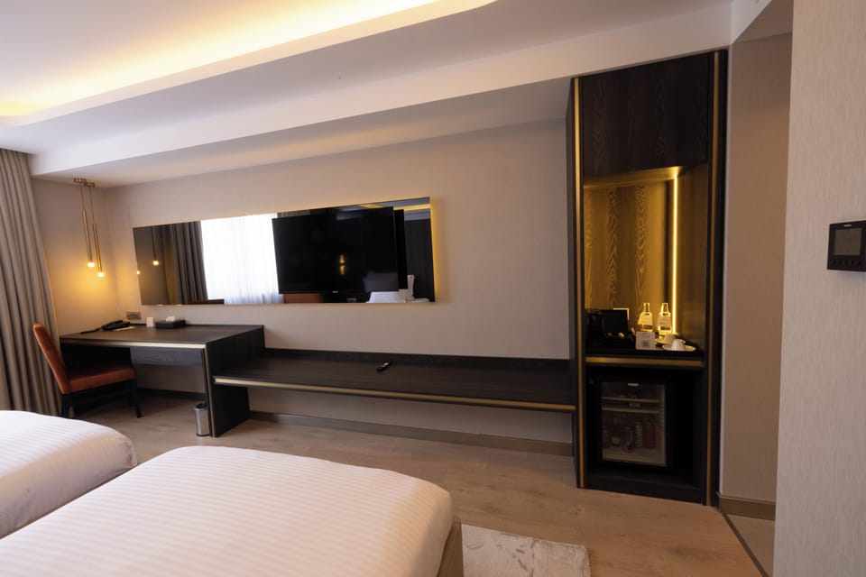 Standard Room, 2 Twin Beds | Down comforters, minibar, in-room safe, desk