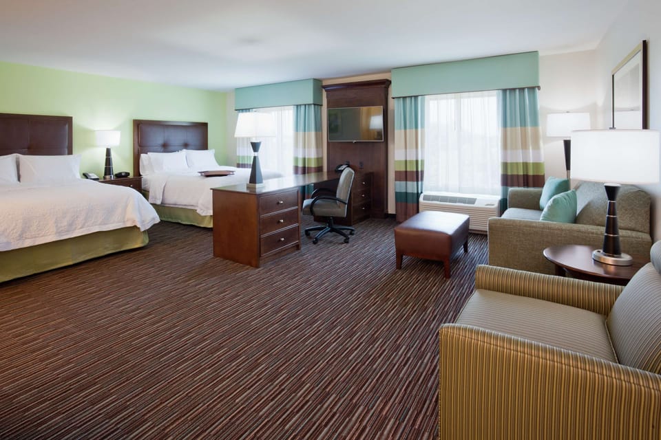 In-room safe, desk, laptop workspace, blackout drapes