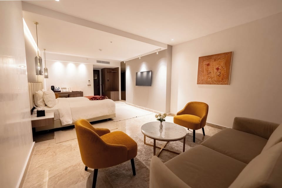 Junior Room | Premium bedding, memory foam beds, minibar, desk