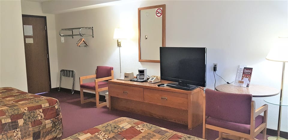 Standard Room, 2 Queen Beds, Non Smoking | Iron/ironing board, free WiFi