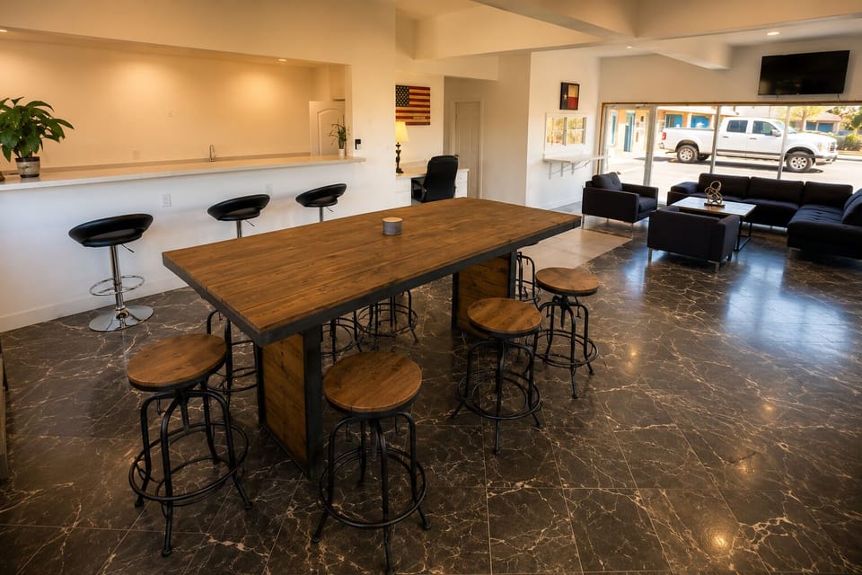 Lobby sitting area