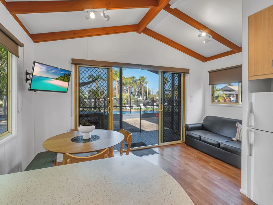 2 Bedroom Poolview Villa | Living area | TV, DVD player