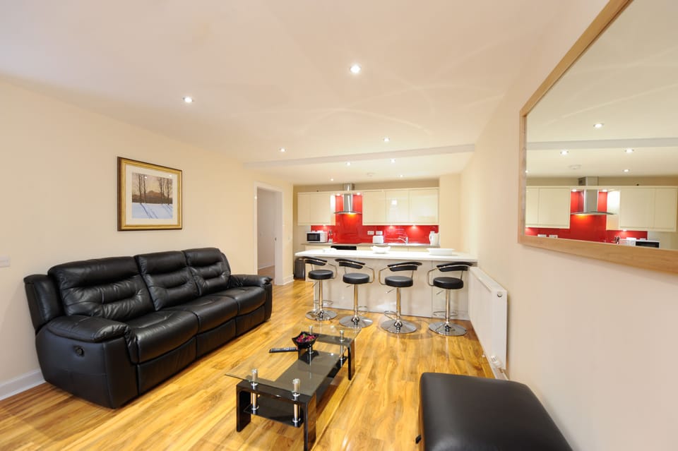 Family Apartment, 2 Bedrooms | Living area | Flat-screen TV