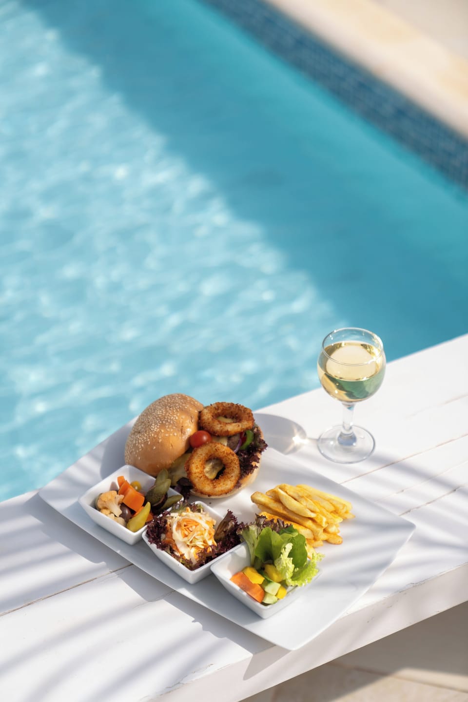 Poolside bar