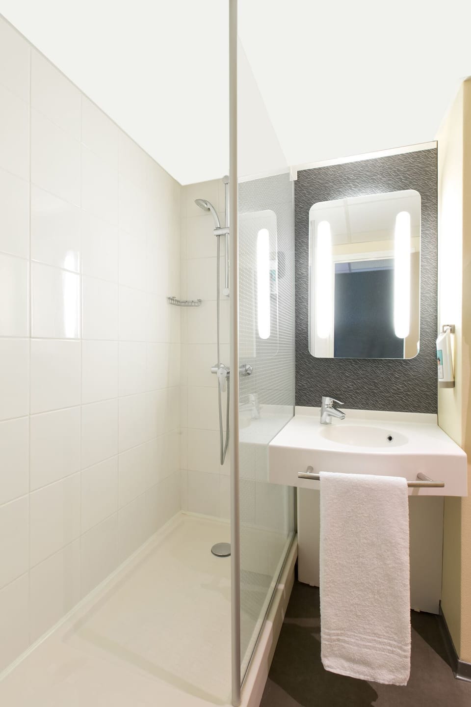 Eco-friendly toiletries, hair dryer, towels