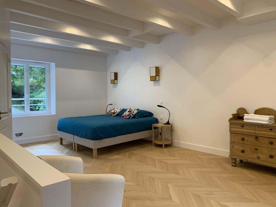 Family Double Room | Laptop workspace, travel crib, WiFi (free), individually decorated