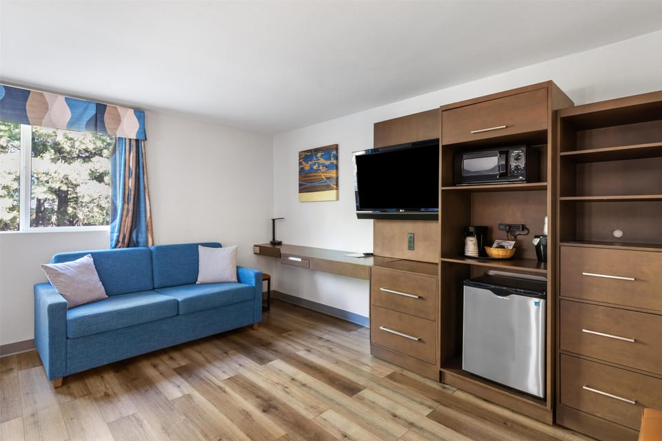 Standard Room, 2 Queen Beds, Accessible, Refrigerator & Microwave | Individually furnished, desk, laptop workspace, blackout drapes